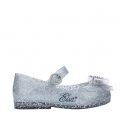 Girls Silver Elsa Mini Disney Sweet Love Shoes (4-9) 101091 by Mini Melissa from Hurleys