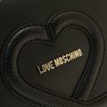 Womens Black Exotic Heart Crossbody Bag 10400 by Love Moschino from Hurleys
