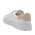 Womens White/Pink Ebby Retro Scallop Trainers