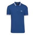 Athleisure Mens Medium Blue Paddy S/s Polo Shirt 91886 by BOSS from Hurleys