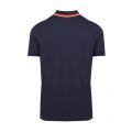 Athleisure Mens Navy Paddy 4 Trim Regular Fit S/s Polo Shirt 55021 by BOSS from Hurleys
