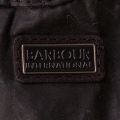 Boys Black Spoke Wax Jacket 72166 by Barbour International from Hurleys