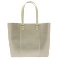 Womens Platinum Crosshatch Shopper Bag 69842 by Armani Jeans from Hurleys