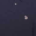 Mens Dark Navy Classic Zebra Regular Fit L/s Polo Shirt 52468 by PS Paul Smith from Hurleys