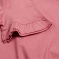 Casual Womens Medium Pink Takatja Frill S/s T Shirt 28579 by BOSS from Hurleys