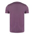 Mens Deep Plum Branded S/s T Shirt 33320 by Lyle & Scott from Hurleys