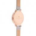 Womens Blush & Rose Gold Watercolour Florals Big Dial Watch 26055 by Olivia Burton from Hurleys