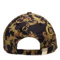 Mens Black/Gold Baroque Print Cap 84751 by Versace Jeans Couture from Hurleys