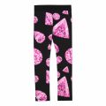 Girls Black/Pink Jewel Print Leggings 75352 by DKNY from Hurleys
