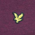 Mens Claret Marl L/s Polo Shirt 64950 by Lyle and Scott from Hurleys