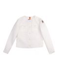 Girls Off White Delice Quilted Jacket 89990 by Parajumpers from Hurleys