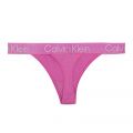Womens Hollywood Pink Logo Band Thong 102072 by Calvin Klein from Hurleys