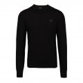 Casual Mens Black Kanovant Crew Knitted Jumper 95483 by BOSS from Hurleys