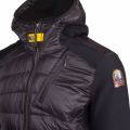 Mens Black Nolan Hybrid Hooded Jacket 77765 by Parajumpers from Hurleys