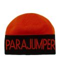 Boys Orange/Black Deemer Knitted Beanie 90091 by Parajumpers from Hurleys