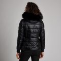 Womens Black Premium Strike Hooded Quilted Jacket 51401 by Barbour International from Hurleys