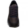 Mens Blue Woven Trainers