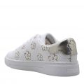 Womens White/Gold Taliy Magnolia Cupsole Trainers 103150 by Ted Baker from Hurleys