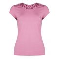 Womens Coral Charre Bow Neck S/s T Shirt 29995 by Ted Baker from Hurleys