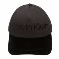 Womens Black Velvet Logo Cap 79677 by Calvin Klein from Hurleys