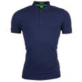 Mens Navy Paule S/s Polo 9533 by BOSS from Hurleys