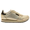 Womens Gold Ydun Metallic Trainers 61875 by Woden from Hurleys