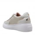Womens Off White Azelia Snake Effect Trainers 103770 by Moda In Pelle from Hurleys