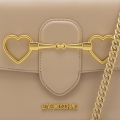 Womens Beige Heart Strap Shoulder Bag 101418 by Love Moschino from Hurleys
