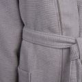 Mens Medium Grey Waffle Kimono Robe 51723 by BOSS from Hurleys