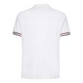 Mens White Cuff Branding Regular Fit S/s Polo Shirt 108271 by Tommy Hilfiger from Hurleys