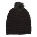 Womens Black Cable Hat with Pom 46351 by UGG from Hurleys