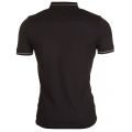 Mens Black Paule S/s Polo Shirt 6612 by BOSS from Hurleys