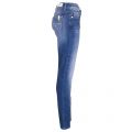 Versace Womens Indigo R.Swallow Lurex Skinny Jeans 72687 by Versace Jeans from Hurleys