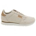 Womens Bright White Ydun Pearl Trainers 11166 by Woden from Hurleys