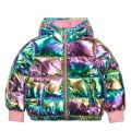 Girls Multicoloured Iridescent Padded Jacket 96005 by Billieblush from Hurleys
