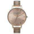 Womens Rose Gold Big Dial Bracelet Watch 67880 by Olivia Burton from Hurleys