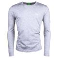 Mens Light Grey Togn Small Logo L/s Tee Shirt 68390 by BOSS Green from Hurleys