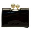 Womens Black Julissa Etched Bobble Patent Small Purse 63219 by Ted Baker from Hurleys
