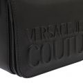 Womens Black Embossed Logo Crossbody Bag 85924 by Versace Jeans Couture from Hurleys