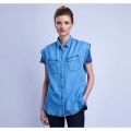 Womens Light Chambray Blyton S/s Shirt 10184 by Barbour International from Hurleys
