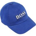 Toddler Wave Blue Logo Cap 55945 by BOSS from Hurleys