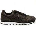 Mens Black Woven Trainers 62712 by Armani Jeans from Hurleys