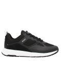 Athleisure Mens Black Titanium_Runn Trainers 78033 by BOSS from Hurleys