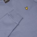 Mens Mist Blue Crew Neck Sweat Top 24211 by Lyle & Scott from Hurleys