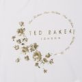 Womens Ivory Salii Pearl Fitted S/s T Shirt 53091 by Ted Baker from Hurleys