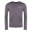 Mens Carbon Train Core ID L/s T Shirt 30577 by EA7 from Hurleys