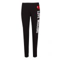 Womens Black Logo Leg Sweat Pants 53127 by Love Moschino from Hurleys