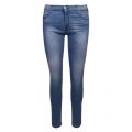 Womens Blue Stella Super Skinny Fit Jeans 40713 by Replay from Hurleys