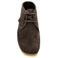 Mens Charcoal Suede Weaver Boots