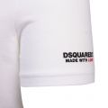 Mens White Made With Love Arm S/s T Shirt 85431 by Dsquared2 from Hurleys
